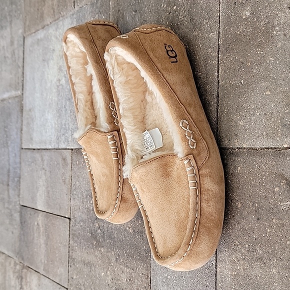 UGG Ansley Water Resistant Slipper Sz 8 Chestnut Brown Womens - Picture 5 of 10